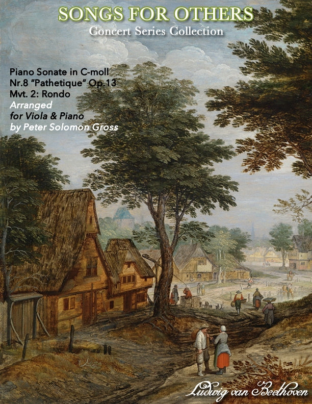 Beethoven - Adagio from the Pathetique Sonata for Viola and Piano, arr. Peter Gross