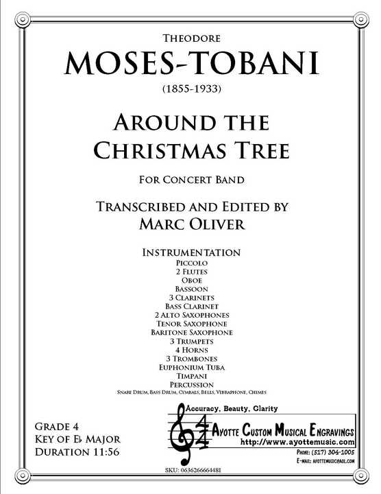 Moses-Tobani - Around the Christmas Tree , arr. Marc Oliver