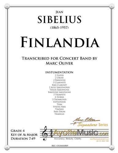 Sibelius - Finlandia , arr. Marc Oliver