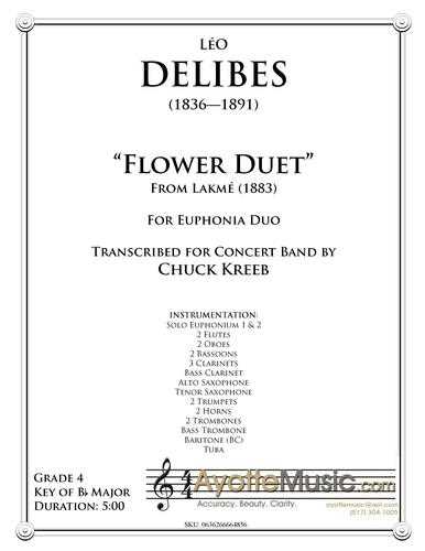 Delibes - Flower Duet From Lakmé , arr. Chuck Kreeb