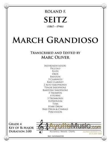 Seitz - March Grandioso , arr. Marc Oliver