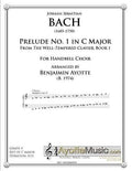 Bach - Prelude No. 1 in C Major for handbell choir