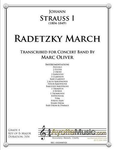Strauss I - Radetzky March , arr. Marc Oliver