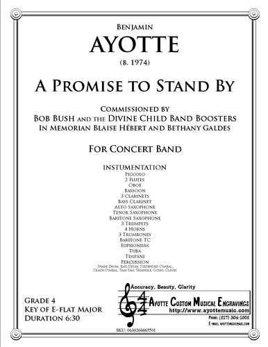 Ayotte - A Promise to Stand By (score only)
