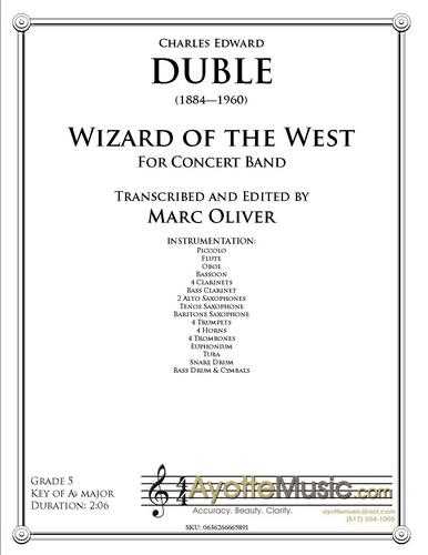 Duble - Wizard of the West , arr. Marc Oliver