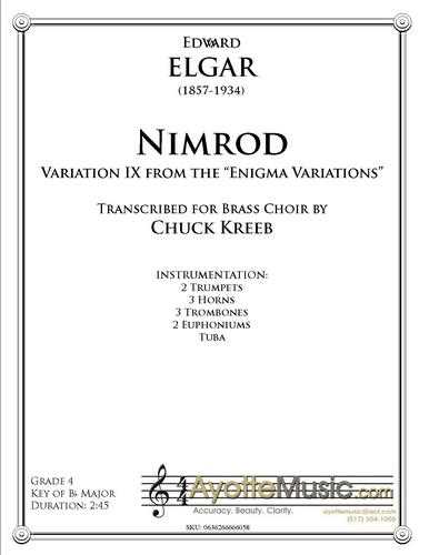 Elgar - Nimrod from Enigma Variations , arr. Chuck Kreeb
