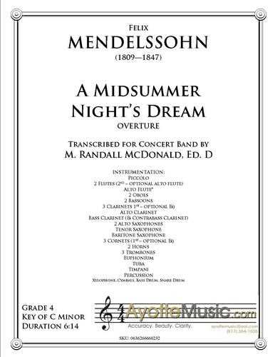Mendelssohn - A Midsummer Night's Dream Overture, arr. M. Randall McDonald