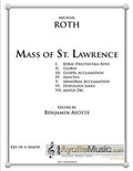 Roth - Mass of St. Lawrence , arr.