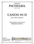 Pachelbel - Canon in D (Clarinet Quartet)