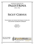 Palestrina - Sicut Cervus, arr. Lucyanne Gordon for Women's SSAA Chorus