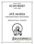 Schubert - Ave Maria for Low Voice in D major