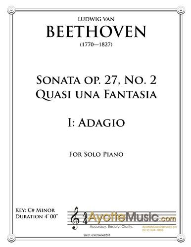 Beethoven - Moonlight Sonata (first movement)