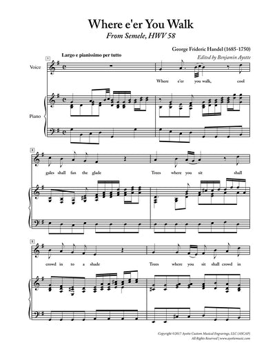 Handel - Where e'er You Walk