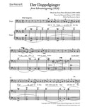 Schubert - Der Doppelganger from Schwanengesang for Low Voice in F Minor