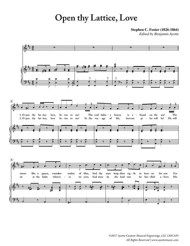 Foster - Open thy lattice