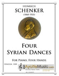 Heinrich Schenker - Syrian Dances for Piano Four Hands