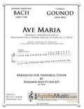 Bach-Gounod Ave Maria for 5-Octave Handbell Choir, arr. Benjamin Ayotte