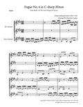 Fugue No. 4 in C#  Minor (WTC Book 2) for Clarinet Trio