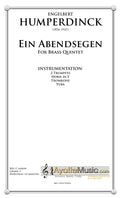 Engelbert Humperdinck - Ein Abendsegen, arr. for Brass Quintet by Andrew Loeffler