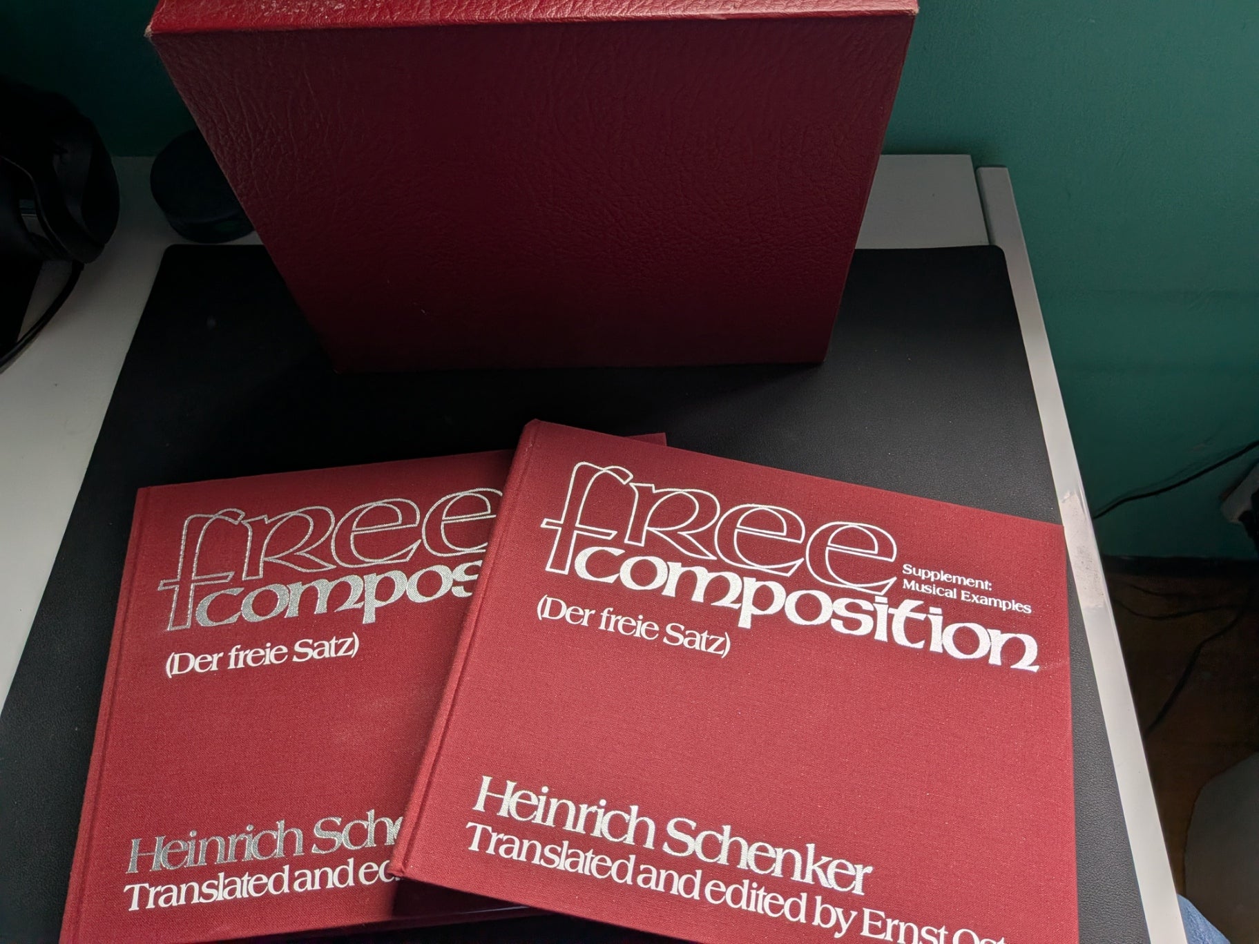 Heinrich Schenker - Free Composition (Der freie Satz) two-volume hardback slipcased edition
