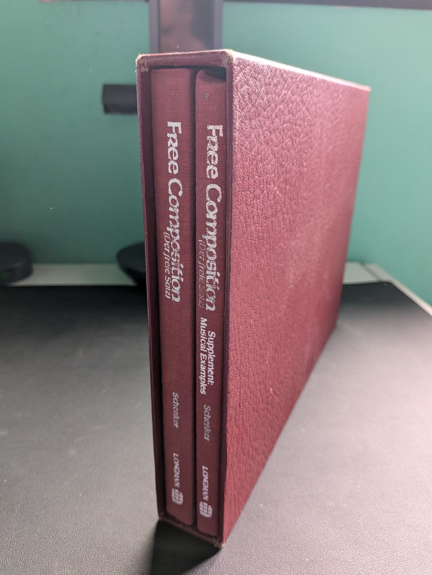 Heinrich Schenker - Free Composition (Der freie Satz) two-volume hardback slipcased edition