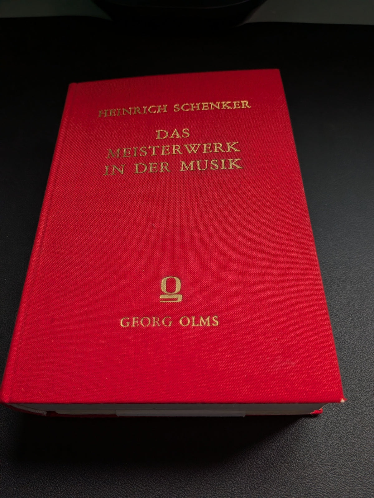 Heinrich Schenker - Das Meisterwerk in der Musik. Three Volumes Bound as One (Olms, 1974)