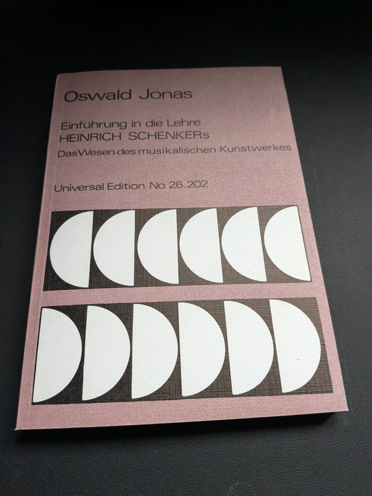 Oswald Jonas - Einführung in die Lehre Heinrich Schenkers (Universal Edition No. 26.202)