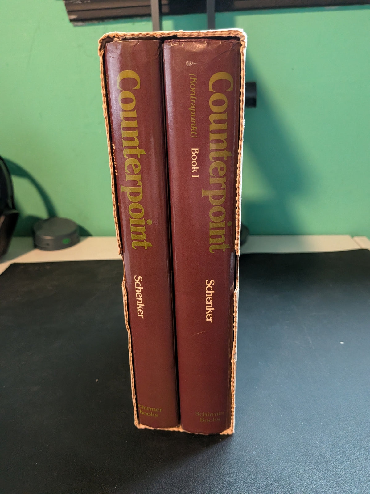 Heinrich Schenker - Counterpoint (Schirmer, 1989) translated by John Rothgeb and Jürgen Thym (2 hardbound volumes in slipcase)