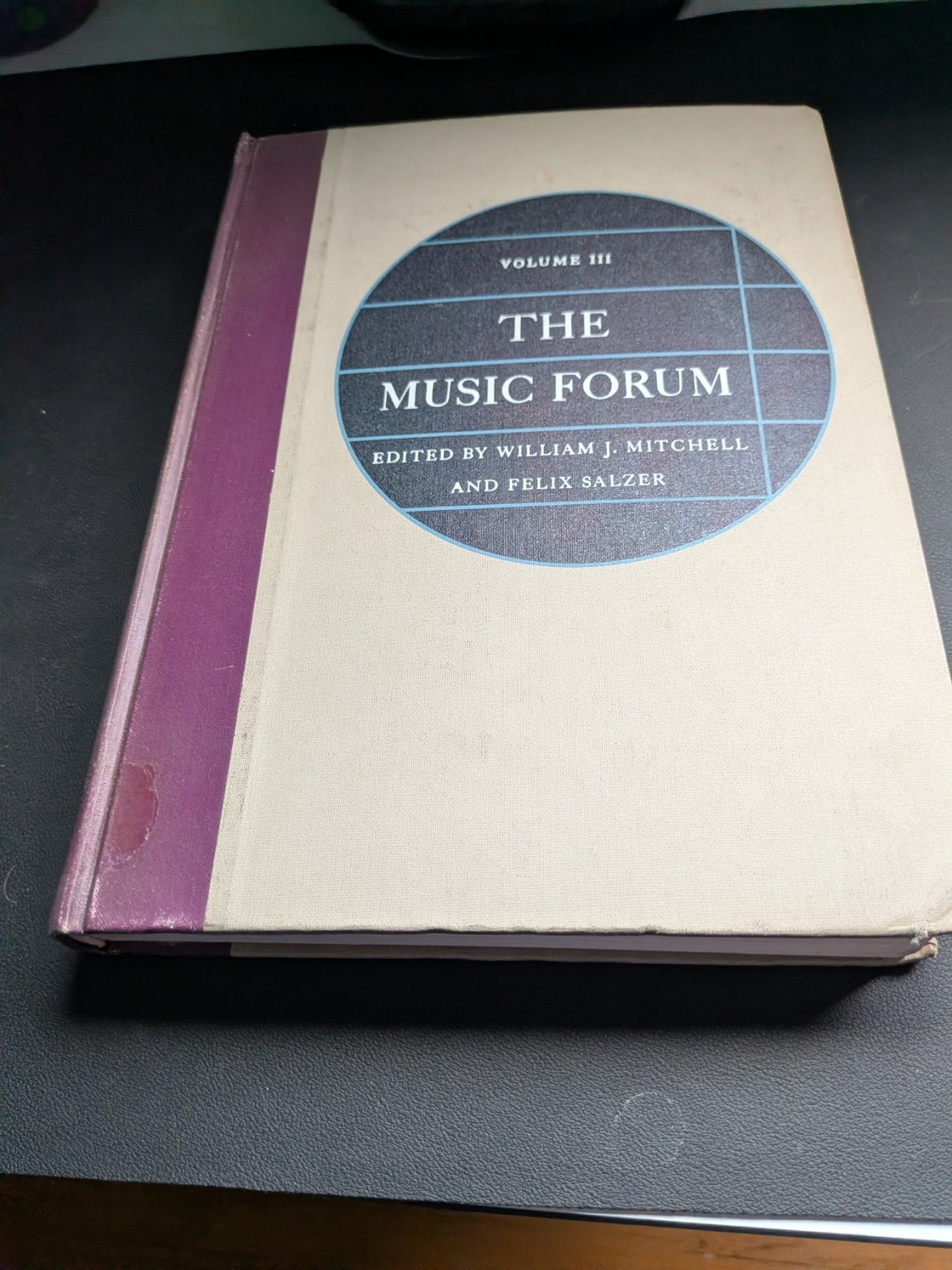 The Music Forum in Six Volumes. Edited by William Mitchell and Felix Salzer - Ex-Library Edition
