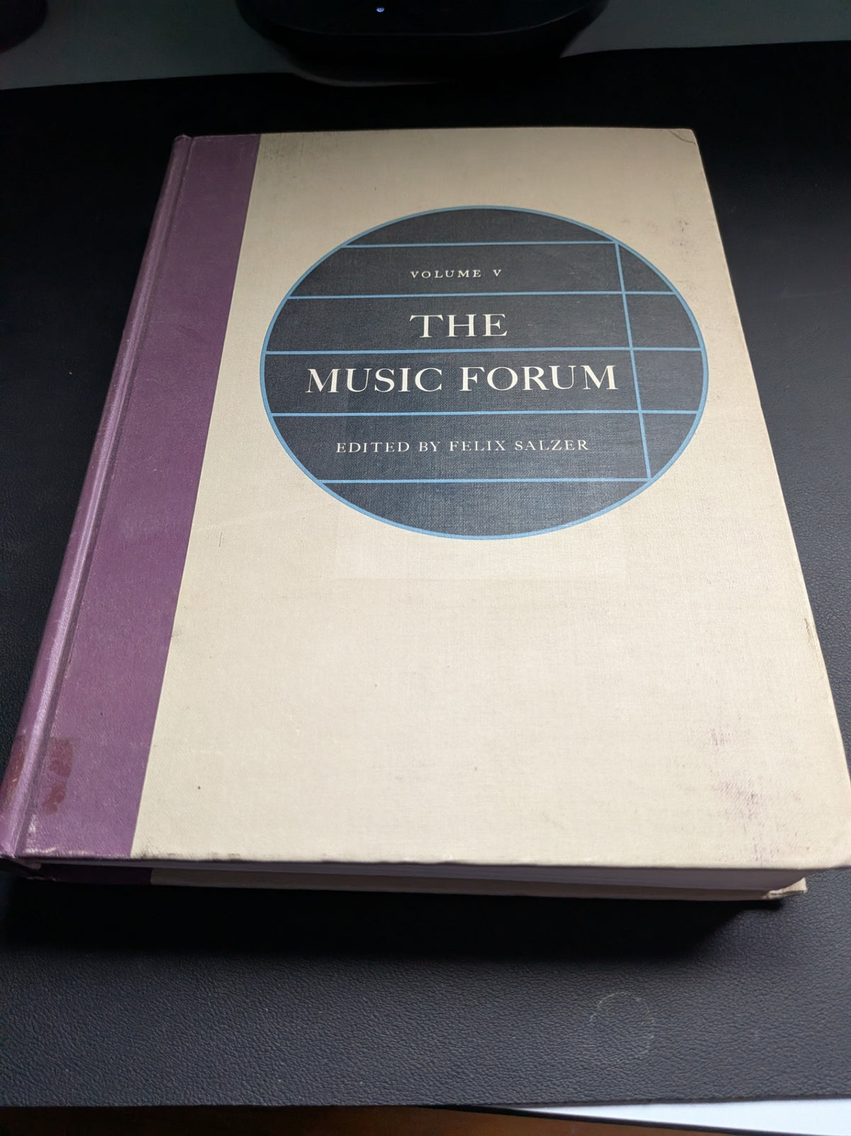 The Music Forum in Six Volumes. Edited by William Mitchell and Felix Salzer - Ex-Library Edition