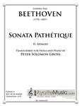 Beethoven - Adagio from the Pathetique Sonata for Viola and Piano, arr. Peter Gross