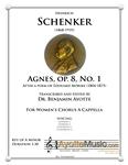 Schenker - Agnes, Op. 8, No. 1