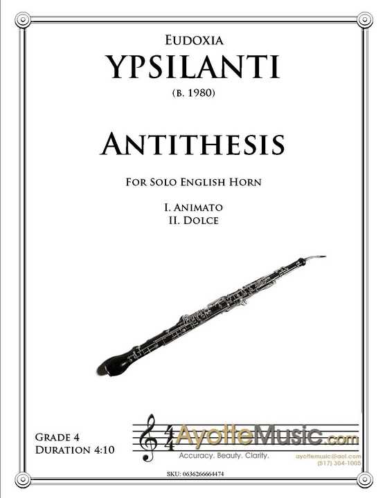 Ypsilanti - Antithesis for English Horn
