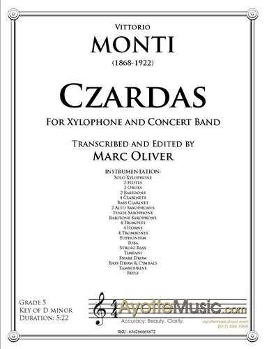 Monti - Czardas, arr. Marc Oliver
