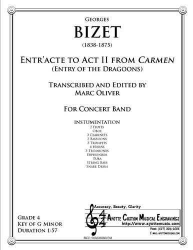 Bizet - Entr'acte to Act II of Carmen, arr. Marc Oliver