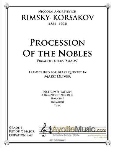 Rimsky-Korsakov - Procession of the Nobles, arr. Marc Oliver