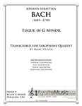 Bach - Fugue in G Minor (Sax), arr. Marc Oliver
