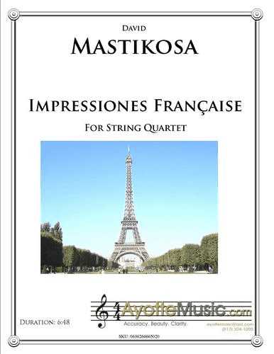Mastikosa - Impressiones Francaise, arr. 
