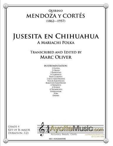 Cortes - Jesusita en Chihuahua (Digital PDF Download), arr. Marc Oliver