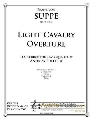 Suppe - Light Cavalry Overture (Digital PDF Download), arr. Loeffler