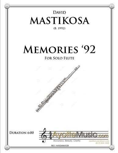 Mastikosa - Memories 92, arr. 