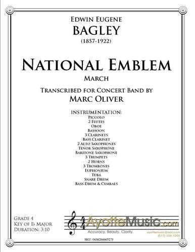 Bagley - National Emblem, arr. Marc Oliver