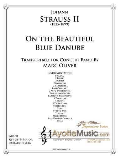 Strauss II - On the Beautiful Blue Danube, arr. Marc Oliver