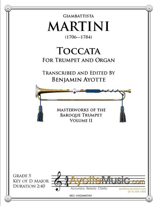 Martini - Toccata for Trumpet and Organ