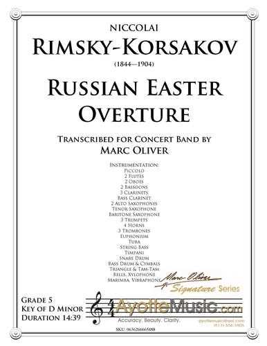 Rimsky-Korsakov - Russian Easter Overture, arr. Marc Oliver