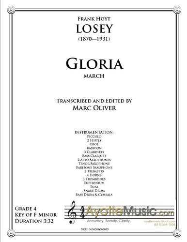 Loseey - Gloria March, arr. Marc Oliver