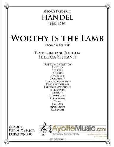 Handel - Worthy is the Lamb, arr. Ypsilanti