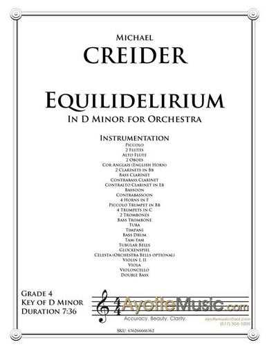 Creider - Equilidelirium in d minor for Orchestra 