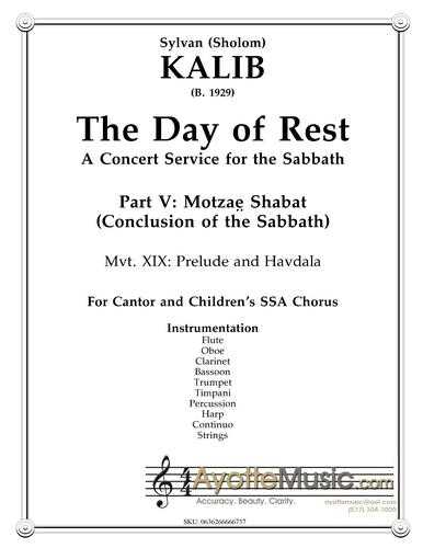 Kalib - Day of Rest - 19 Prelude and Havdala