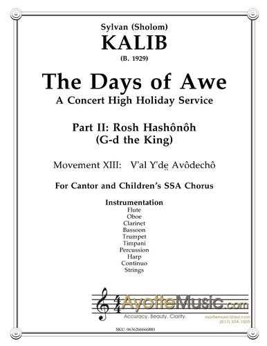 Kalib - Days of Awe - 13 Val Ydei Avodecho